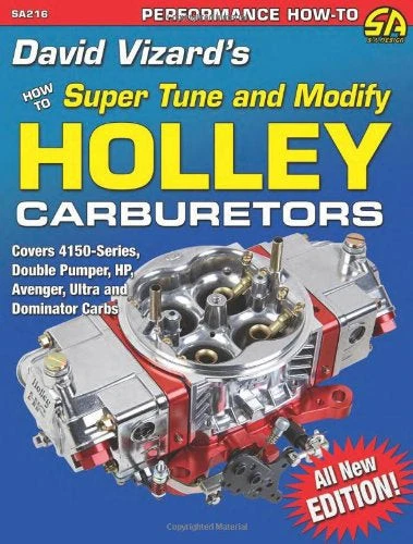 SA Design Sa216 Performance Book How to Super Tune and Modify Holley Carburetors