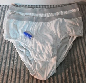 2 calzoncillos de tiro completo de algodón Pima suave firma Jockey para hombre ropa interior EE. UU. XL 40-42 - Imagen 1 de 7