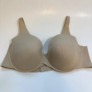 Cacique Lane Bryant Lightly Lined Balconette Bra Beige Size 40 DD - Picture 1 of 10