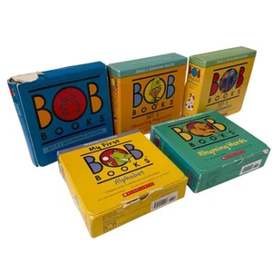 Scholastic Bob Books For Beginner Readers Set 1, 2, 3, Alphabet & Rhyming Sets - Picture 1 of 17