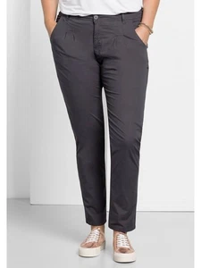 Sheego Chinohose 48 Stoffhose Hose Damen Chino Bundfalte Damenhose #775 - Bild 1 von 5