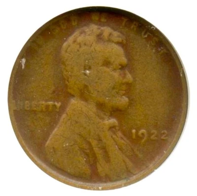 1922 No D Strong Reverse Lincoln Cent, NGC F15, Key Date! - Image 1 of 3
