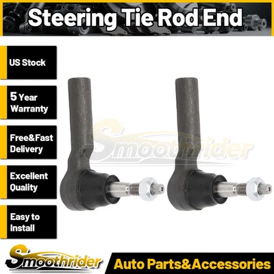 2pcs Outer Steering Tie Rod End For Chevrolet Silverado 2500 HD 2011 2012-2020 - Image 1 of 2