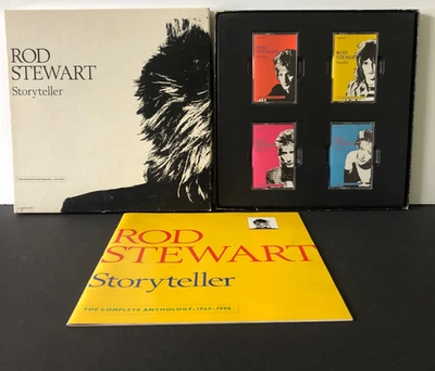 Rod Stewart COMPLETE ANTHOLOGY 1989 Warner 4 cassette Box + Booklet EX - Image 1 of 4