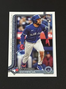 2025 Topps Series 2 Steward Berroa Rookie #622 Toronto Blue Jays RC (W) - Foto 1 di 2