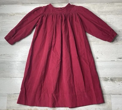 Vestido de férias Strasburg veludo vermelho mangas compridas tamanho feminino: 3 em excelente estado usado!! - Imagem 1 de 4