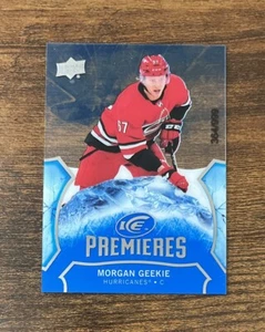 2021-22 Upper Deck 2020-21 UD Ice Premieres /999 Morgan Geekie Rookie Bruins RC - Picture 1 of 2