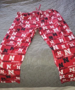 Nebraska Cornhuskers Concepts Size XXLarge Red Logo Pajama Pants - Picture 1 of 3