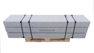 Granit Blockstufen Steintreppe Granitstufen Naturstein Treppe grau hellgrau - Bild 1 von 2
