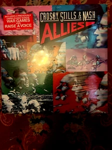 CROSBY, STILLS & NASH ‎– Allies 1983  1st US LP  SEALED - PROMO cut with label - Picture 1 of 4