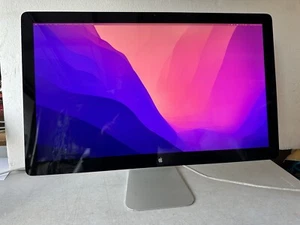 Apple Cinema A1316 27" Widescreen LCD Monitor 2560x1440 Resolution - Picture 1 of 13