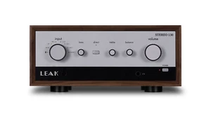 Leak STEREO 130 wood/silv. 45Wx2 8Ohm 108dB USB Phono ES9018Sabre Bluetooth 4.0 - Picture 1 of 7