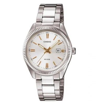 CASIO LTP-1302D-7A2VDF OROLOGIO DONNA ACCIAIO DATA 30mm SOTTOCOSTO - Immagine 1 di 2