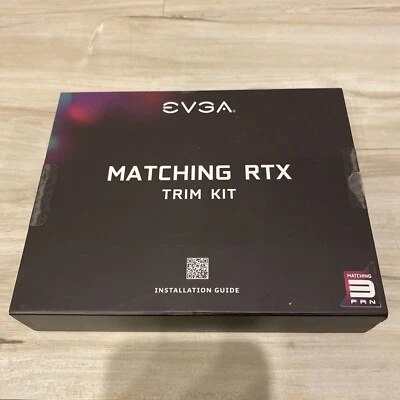 New Sealed! Red/Black Matching RTX Trim Kit for EVGA 20-Series Dual Fan Cards - Image 1 of 2