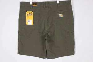 Carhartt Men's Shorts 42 Rugged Flex Relaxed Canvas Work Tamarac 102514 217 - Picture 1 of 4