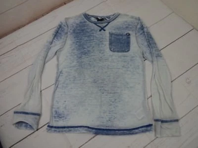 Shaun White Boys/Girls Long Sleeve Size Small Cotton Blend Blue & White Shirt - Image 1 of 2
