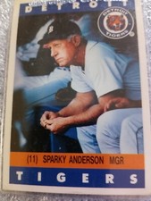 1992 Kroger Coca Cola Sparky Anderson Detroit Tigers #11