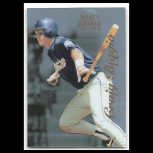 Craig Biggio #33 1996 Select Certified Houston Astros Baseball Card MLB NM - Picture 1 of 3