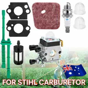 Carburetor Carb Air Fuel Filter Set For STIHL FS38 FS45 FS46 FS55 FS80 FS85 KM55 - Picture 1 of 12