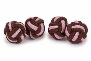OX Funny Knot Strawler Twins - Brown & Pink - Picture 1 of 1