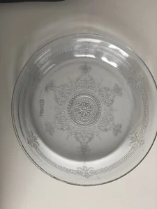 Vintage Fire King Sapphire Blue Philbe 8 3/8” Round Glass Pie Dish - Imagen 1 de 4