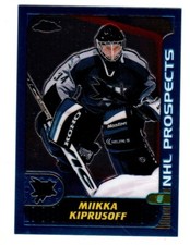 2001-02 Topps Chrome #141 Miikka Kiprusoff SAN JOSE SHARKS
