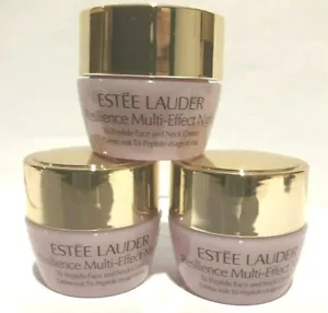 Lot 3:Estee Lauder Resilience Multi Effect Night Creme ea 7 ml/.24 oz total21 ml - Picture 1 of 2