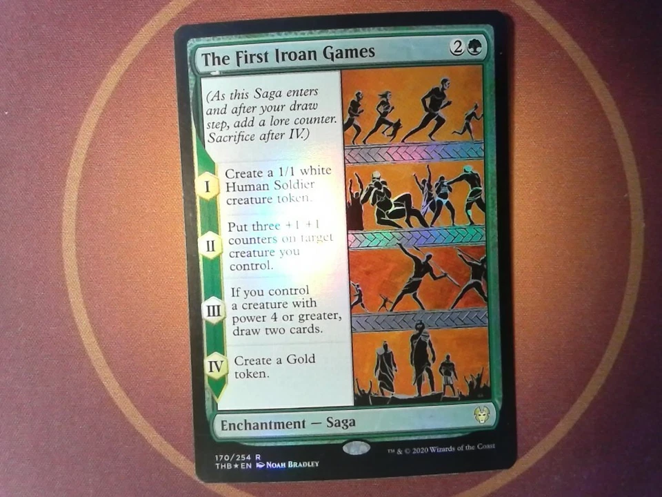 Foil The First Iroan Games- Theros: Beyond Death - Magic the Gathering Green - Image 1 of 1