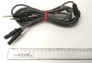 ADDLER Laparoscopic Bipolar Cable & Bi-Clamp Cable Autoclavable Set of 2pc - Picture 1 of 9