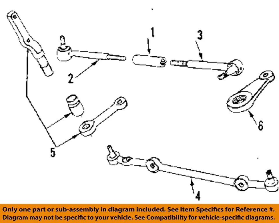 FORD OEM 11-22 F-250 Super Duty engrenagem de direção ligação-vara de amarração externa HC3Z3A131G - Imagem 1 de 1