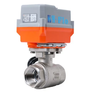 3/8" 4-20ma 24VAC/DC Proportional Integral Motorized Electrical Ball Valve - Picture 1 of 7