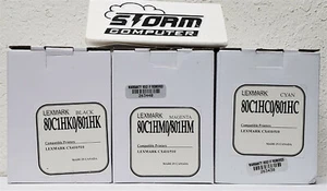 Kompatibler Toner Lexmark CX410/510 80C1HK / 80C1HM / 80C1HC - Bild 1 von 4