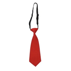 Fashionable Boys School Uniform Tie Children s Necktie for Weddings Elasticated - Picture 1 of 16