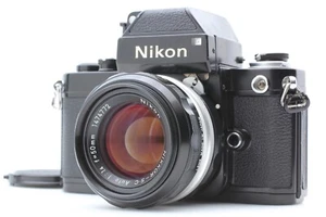 "EXC+5" Nikon F2 Photomic Black 35mm Film Camera Nikkor 50mm f1.4 Lens JAPAN - Picture 1 of 19