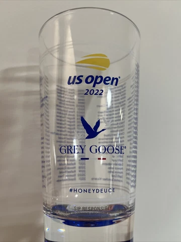 US Open 2022 Tennis Grey Goose Honey Deuce Cup Plastic Glass Event Original Cover