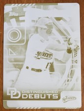 Andrew BENINTENDI 2016 Topps Pro Debut RC Yellow Printing Plate #DD-7 1/1 Redsox