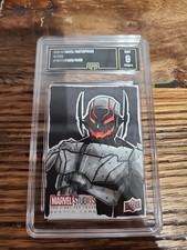 ULTRON SKETCH CARD 2018 Marvel Masterpieces Graded 9 Mint GMA Jason Miller
