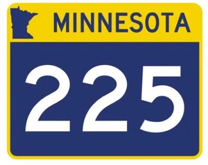 Minnesota State Highway 225 Sticker Decal R4980 Highway Route sign - Bild 1 von 1