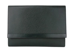 LOUIS VUITTON Pochette Clutch Green Taiga Leather Bag Secondary Bag France - Picture 1 of 21