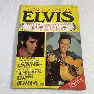  Revista de recuerdos de Elvis Presley "Un homenaje al rey" 1977  - Imagen 1 de 11
