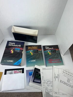 Flight Simulator II (Commodore 64, 1984) - Image 1 of 4