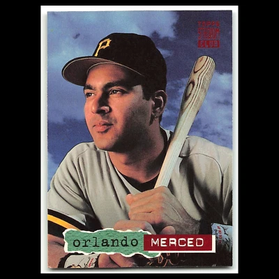 Orlando Merced #277 1994 Topps Stadium Club Pittsburgh Pirates Baseball Card MLB - Изображение 1 из 3