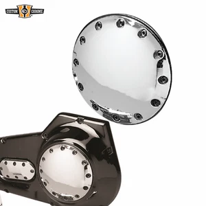 Chrome Engine Derby Cover Fit For Harley Big Twin Models 1970-1998 - Picture 1 of 2