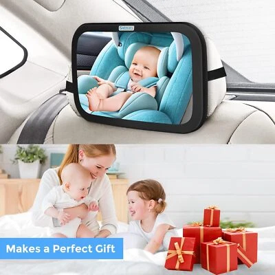 面后婴儿汽车座椅镜面防摔清晰视图 — 第 1/4 张图片