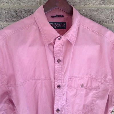 Vintage Mens Large JANSPORT Trail Hiking Fishing Outdoors Shirt  /1C - Image 1 of 3
