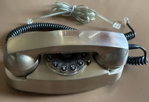 Crosley Princess Desk Phone CR59 Brush Chrome Color - Picture 1 of 5