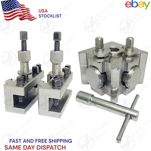 T51 3 PIEZAS POSTE DE HERRAMIENTAS DE CAMBIO RÁPIDO PARA TORNO MYFORD 2 SOPORTE ESTÁNDAR - Imagen 1 de 4