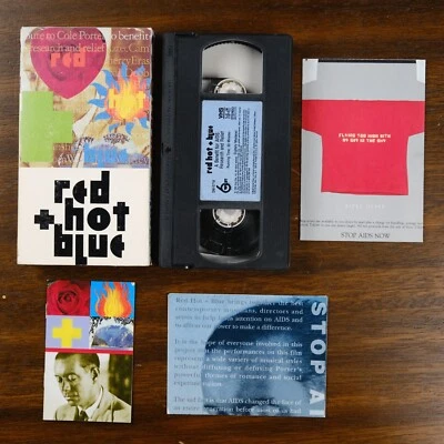 Red Hot + Blue (1990) - VHS Concert Music - Cole Porter - Complete w/ Posters - Image 1 of 4