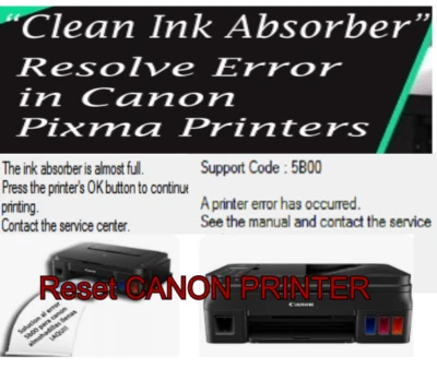 Restablecer Canon, herramienta de servicio canon v6000, E, G, IB, IP, IX, MB, MG, MX, TS, T Foto 1 de 2