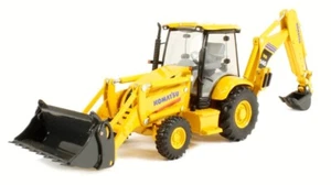 First Gear - 50-3095 - WB146 Backhoe Loader with attachments - 1:50 Scale - Picture 1 of 2